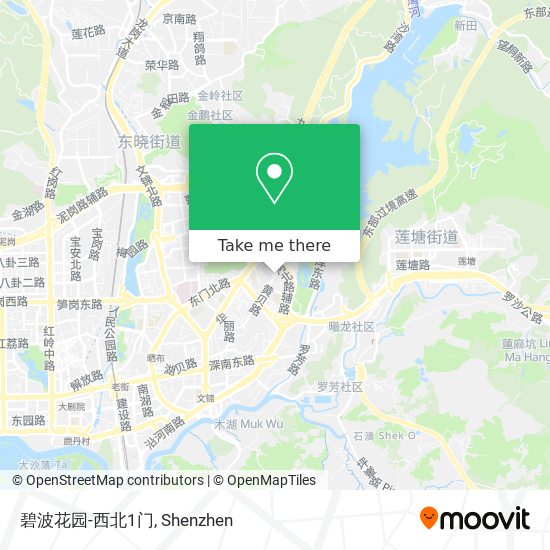 碧波花园-西北1门 map