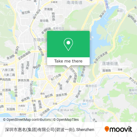 深圳市惠名(集团)有限公司(碧波一街) map