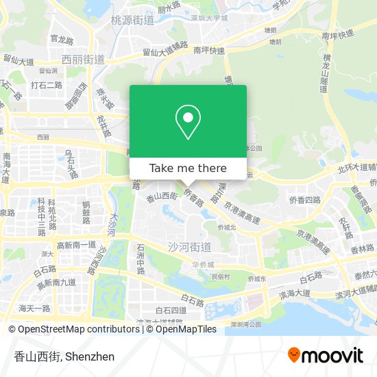 香山西街 map