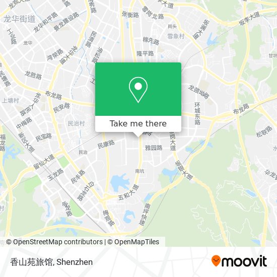 香山苑旅馆 map