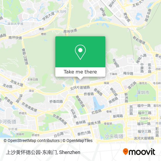 上沙黄怀德公园-东南门 map