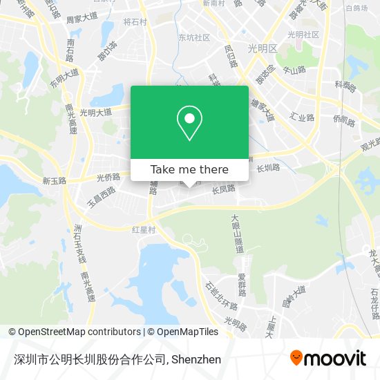 深圳市公明长圳股份合作公司 map
