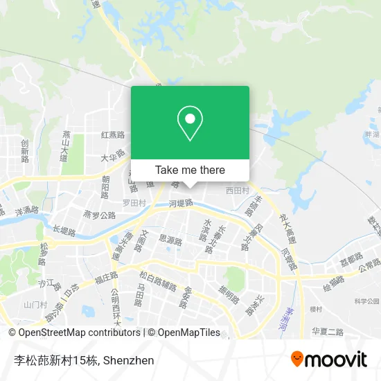 李松蓢新村15栋 map