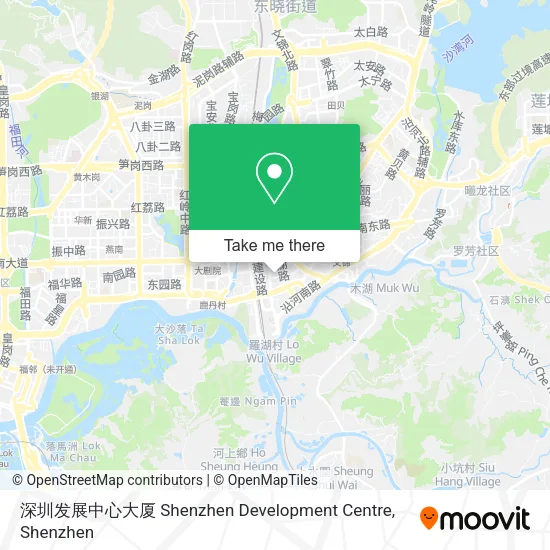 深圳发展中心大厦 Shenzhen Development Centre map