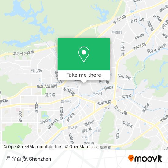 星光百货 map
