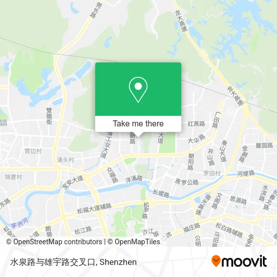 水泉路与雄宇路交叉口 map