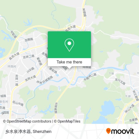 乡水泉净水器 map