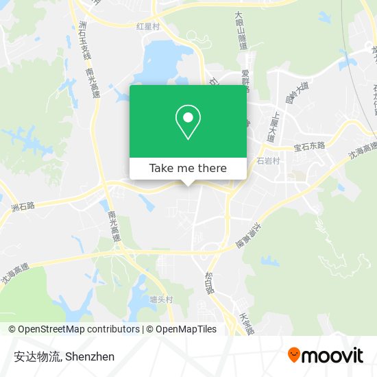安达物流 map