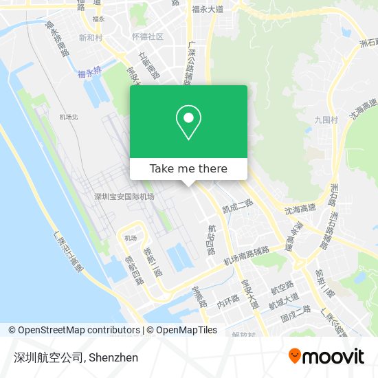 深圳航空公司 map