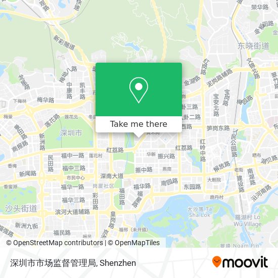 深圳市市场监督管理局 map