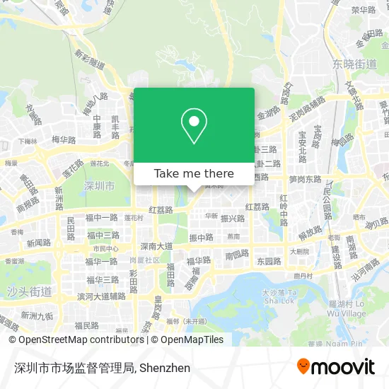 深圳市市场监督管理局 map