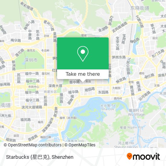 Starbucks (星巴克) map