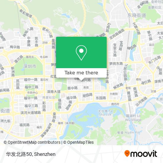 华发北路50 map