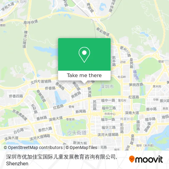 深圳市优加佳宝国际儿童发展教育咨询有限公司 map
