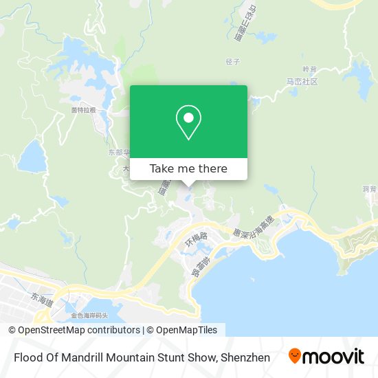 Flood Of Mandrill Mountain Stunt Show map