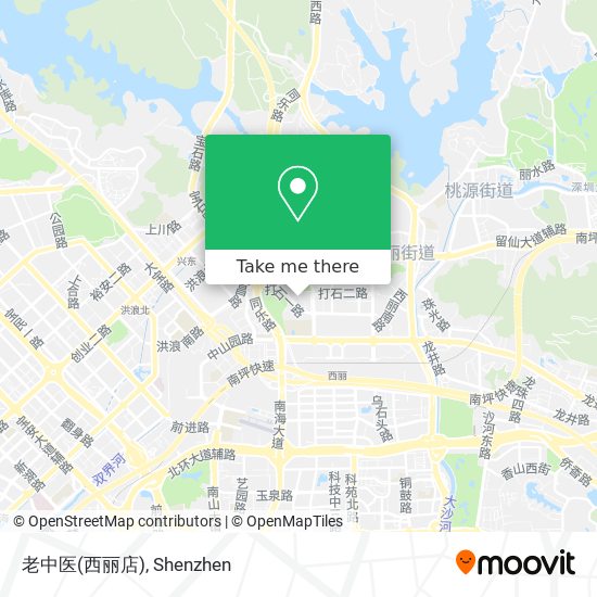 老中医(西丽店) map