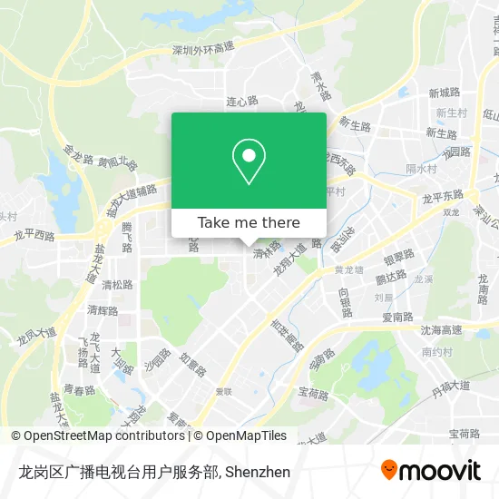 龙岗区广播电视台用户服务部 map