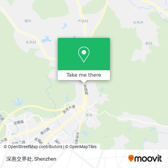 深惠交界处 map