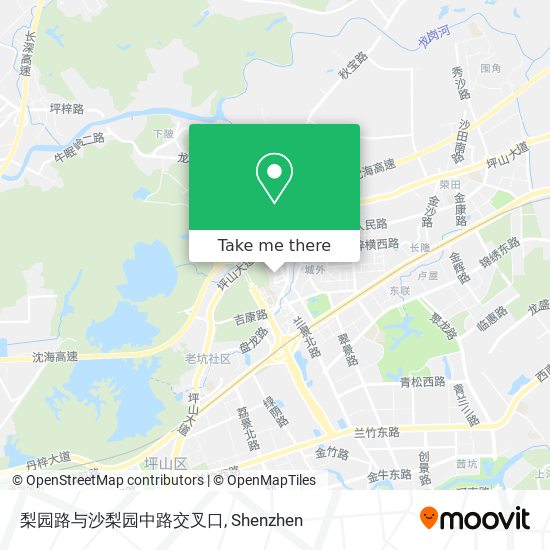 梨园路与沙梨园中路交叉口 map