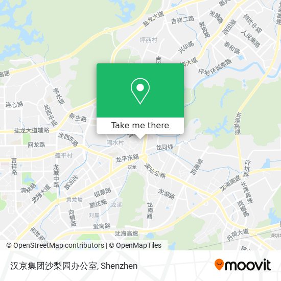 汉京集团沙梨园办公室 map