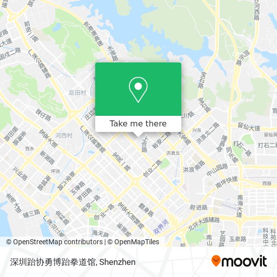 深圳跆协勇博跆拳道馆 map