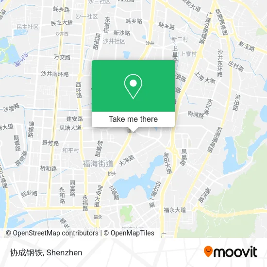 协成钢铁 map