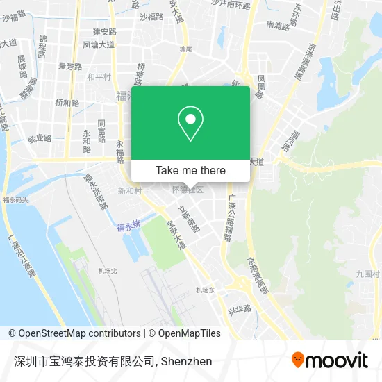 深圳市宝鸿泰投资有限公司 map