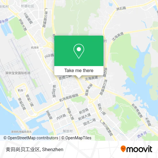 黄田岗贝工业区 map