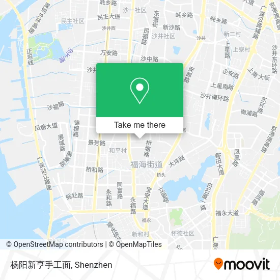 杨阳新亨手工面 map