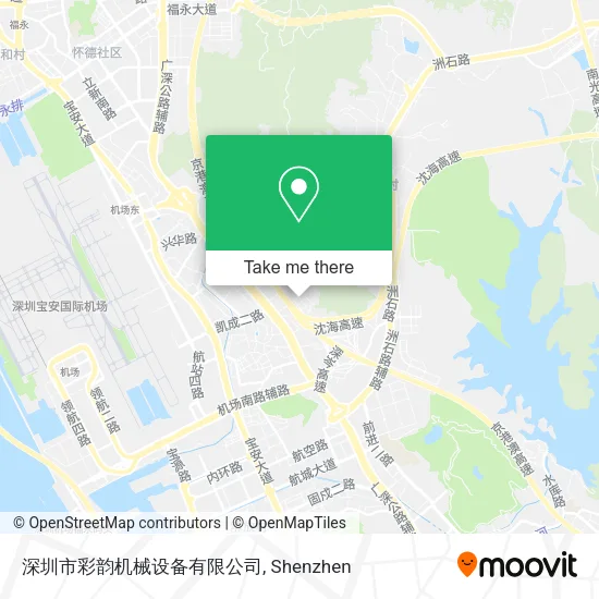 深圳市彩韵机械设备有限公司 map