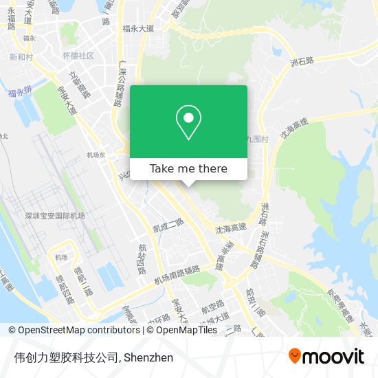 伟创力塑胶科技公司 map