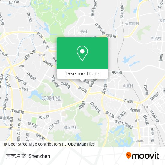 剪艺发室 map