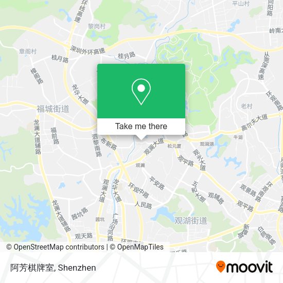 阿芳棋牌室 map