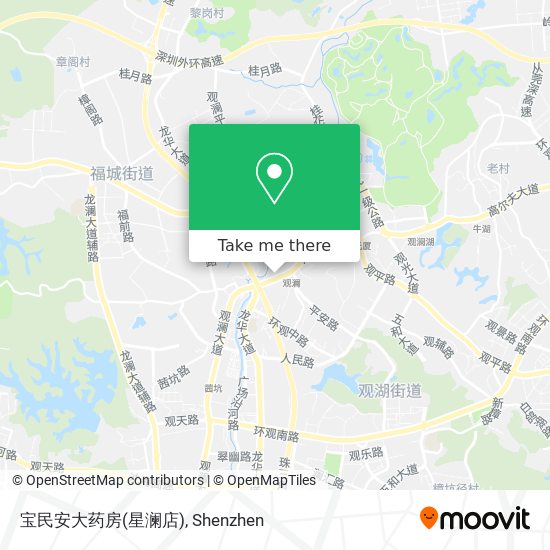 宝民安大药房(星澜店) map
