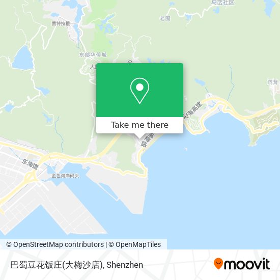巴蜀豆花饭庄(大梅沙店) map