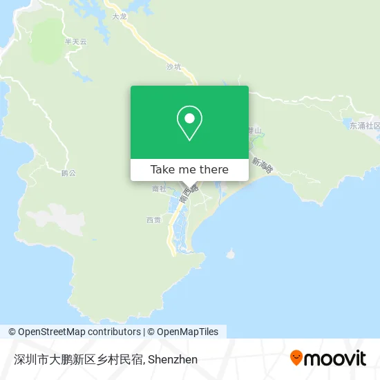 深圳市大鹏新区乡村民宿 map