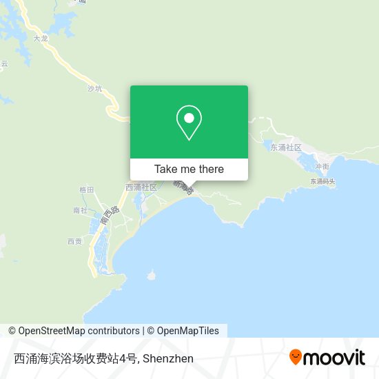 西涌海滨浴场收费站4号 map