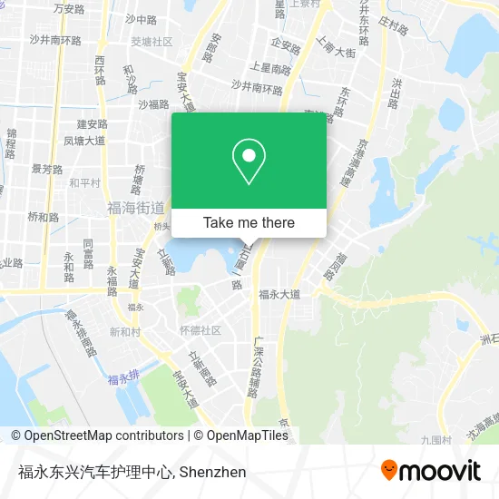 福永东兴汽车护理中心 map