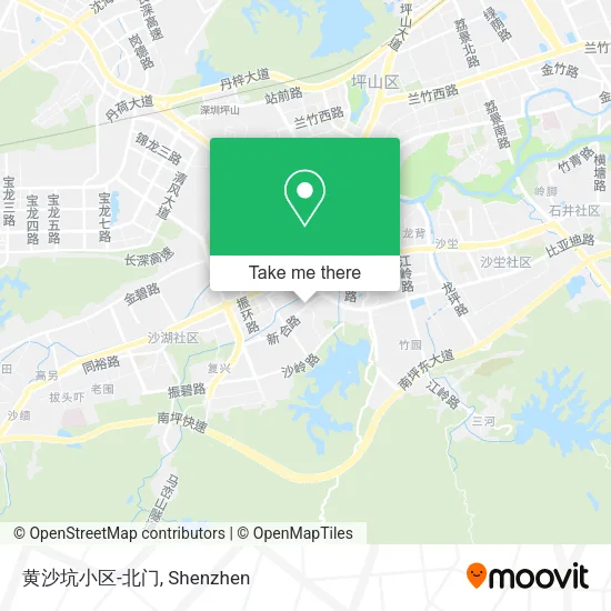 黄沙坑小区-北门 map
