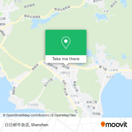 日日鲜牛杂店 map