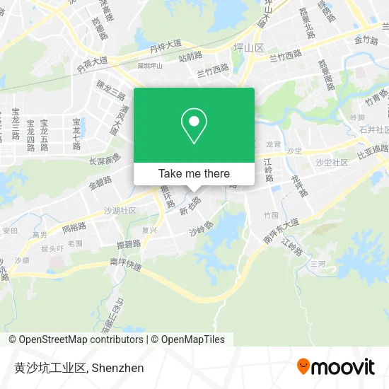 黄沙坑工业区 map