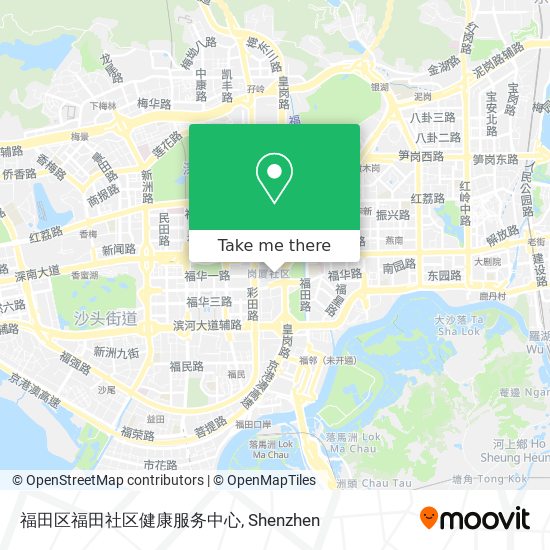 福田区福田社区健康服务中心 map
