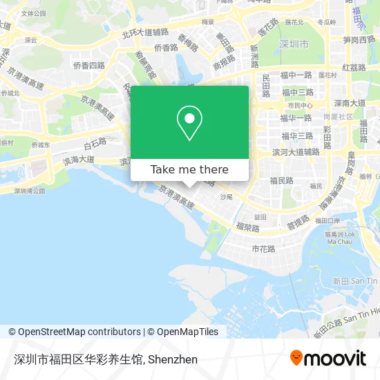 深圳市福田区华彩养生馆 map