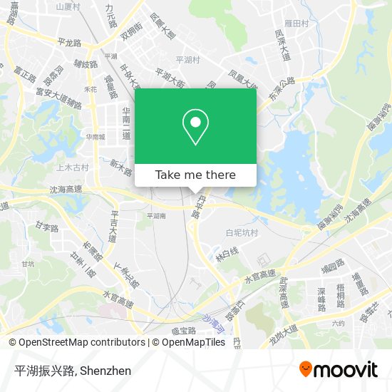 平湖振兴路 map