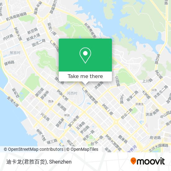 迪卡龙(君胜百货) map
