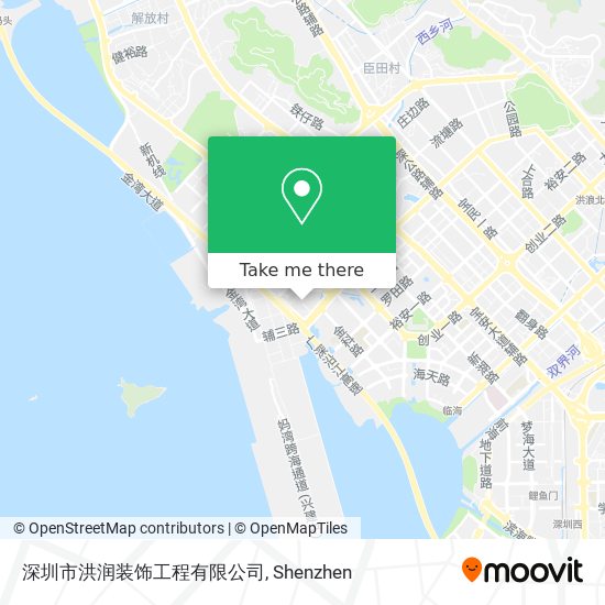 深圳市洪润装饰工程有限公司 map