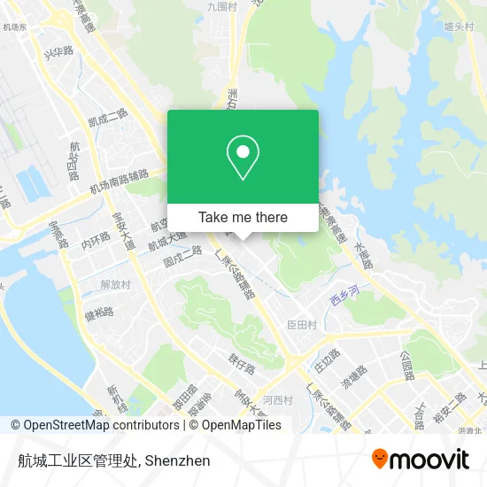 航城工业区管理处 map