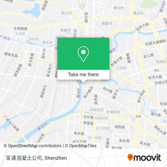 富通混凝土公司 map