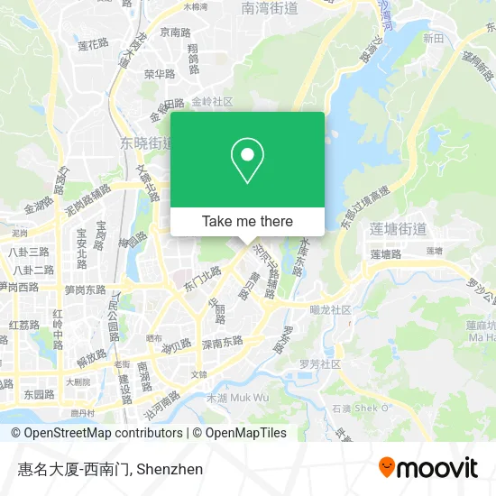 惠名大厦-西南门 map
