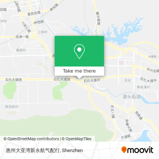 惠州大亚湾新永航气配行 map